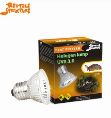 Full-spectrum solar lamp micro UVA UVB3 0 water turtle cylinder sunburn back lamp with back heating 50w25w warmed light