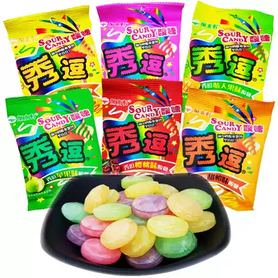 Acid sugar 15g 12 Pack 1 pack and other super-sour whole person refreshing fruit candy snack snack