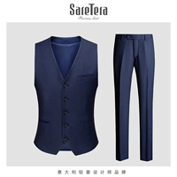 MJ2027 Птичья глаз (жилет+западные брюки) отправьте воротник