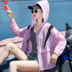 phụ nữ kem chống nắng của ngắn 2020 mới của Hàn Quốc phiên bản của lỏng UV thở trăm kích thước bảo vệ kích thước mặt trời quần áo áo khoác mỏng 