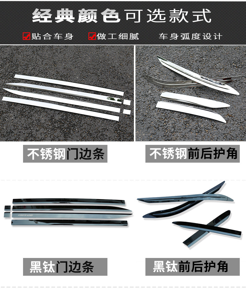 Suitable for 15-21 Odyssey modified accessories body trim Honda Odyssey decorative anti-collision door trim