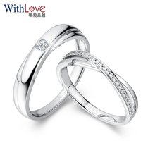 WithLove 18K Gold Row Diamond Ring for Men's and Women's Rings Diamond Ring Platinum Wedding Ring Set Real Diamond