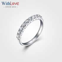 WithLove only love the more white 18K gold 36-row diamond ring ring women's row ring Notting Hill