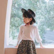 Olenali original ultra-fine beautiful slave wool SUPIMA butter touch light luxury gold rimmed pullover