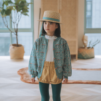 Olinali original mulberry silk peacock jacquard light luxury sense practical versatile knit cardigan girl