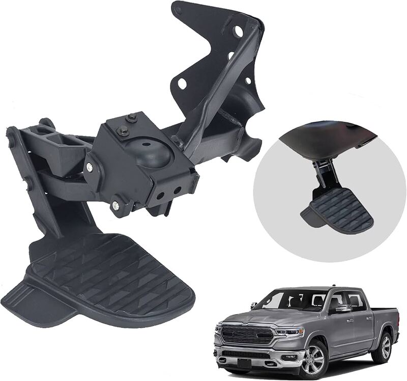 Suitable for Dodge Ram Tyrannosaurus Rex Modified Tailgate Pedal Trx Upper and Lower Box Foldableing Telescopic Car Pedal