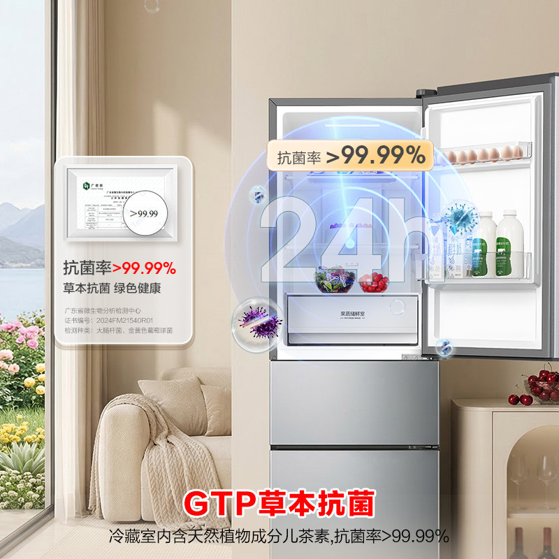 容声BCD-220E20RNLAD冰箱图片