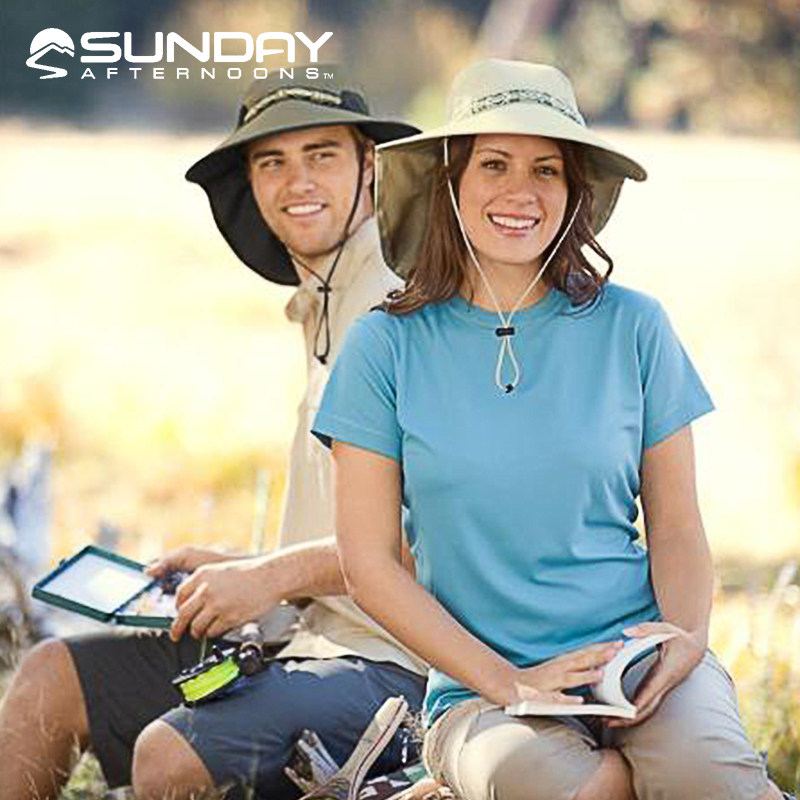 Sunday Afternoons American professional sunscreen hat Face cover sun hat Quick-drying anti-UV fishing hat