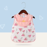 Хлопковый детский слюнявчик, водонепроницаемый фартук, летний нагрудник подходит для мужчин и женщин, сзади на завязках, анти-грязь, с карманом