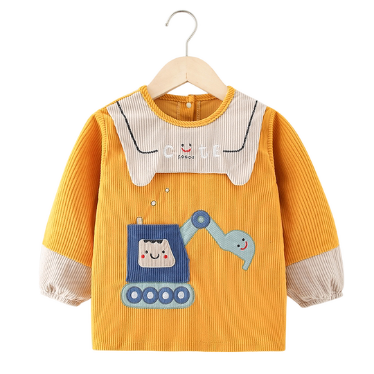 Waterproof and dirt-proof baby eating coveralls