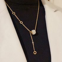 outlets retreat the good bull goods picked up 18K barbaric luxury necklace light luxury - style minimal kull chain pendant