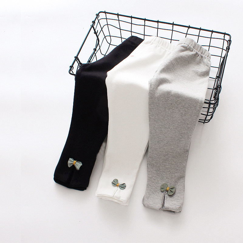 Girls plus fleece leggings white autumn winter baby girl thin velvet pants one piece of velvet baby children shark pants worn outside