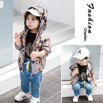 Boys autumn windbreaker coat coat baby boy spring and autumn boy baby boy foreign style 2021 Autumn New Korean tide
