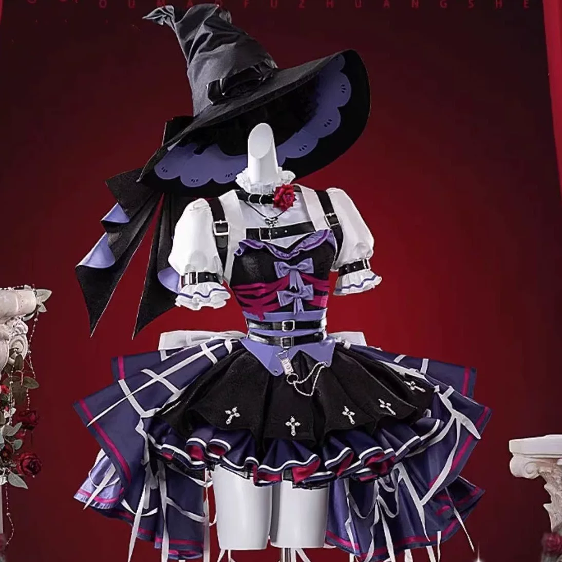 Манмайо CRAZY Identity Fifth Costume Halloween Recital Gardener Cosplay Anime Game Witch Clothing