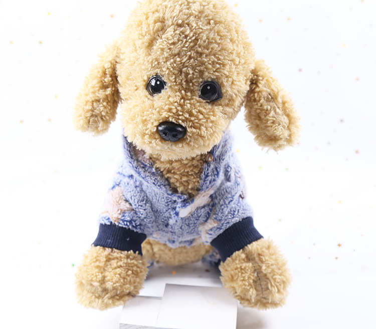 Quần áo chó đỏ quần áo mùa thu và mùa đông chó nhỏ Teddy nữ hơn gấu trúc chó con chó con bốn chân quần áo thú cưng - Quần áo & phụ kiện thú cưng quần áo cho mèo
