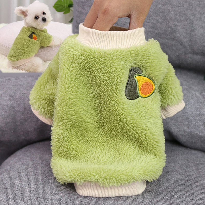 Lamb Wool Puppy Clothes Autumn and Winter New Style Small Dog Thickened Puppy Milk Dog Cat Teddy Corgi Pet