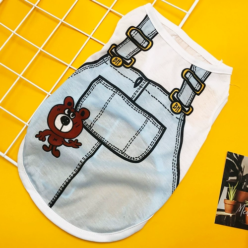 Одежда для щенков летняя тонкая кошка Тедди Бики Кикобиме маленькие щенки летний питомник жилет