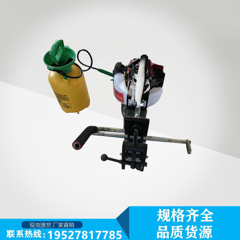 Railway rail rail drilling machine internal combustion steel rail drilling machine model is complete
