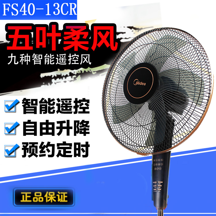 quạt trần đèn trang trí Quạt điện đẹp FS40-13CR / 13GR Quạt đứng sàn lớn nhà điều khiển từ xa quạt điện bảo hành - Quạt điện quạt chạy pin