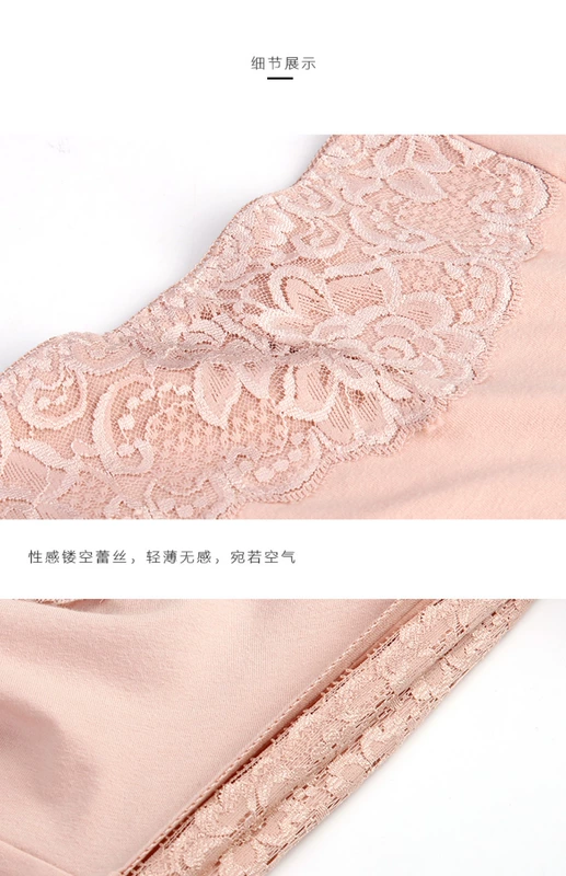 DORELYINE / Duo Ying đồ lót nữ cotton phía dưới Đầm ren cotton gợi cảm