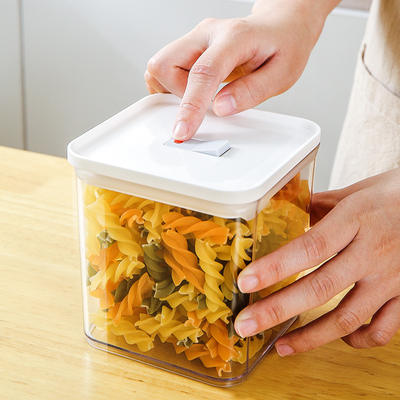 Moisture-proof sealed jar, household kitchen food storage jar, transparent nut storage jar, five-grain and miscellaneous grain storage box