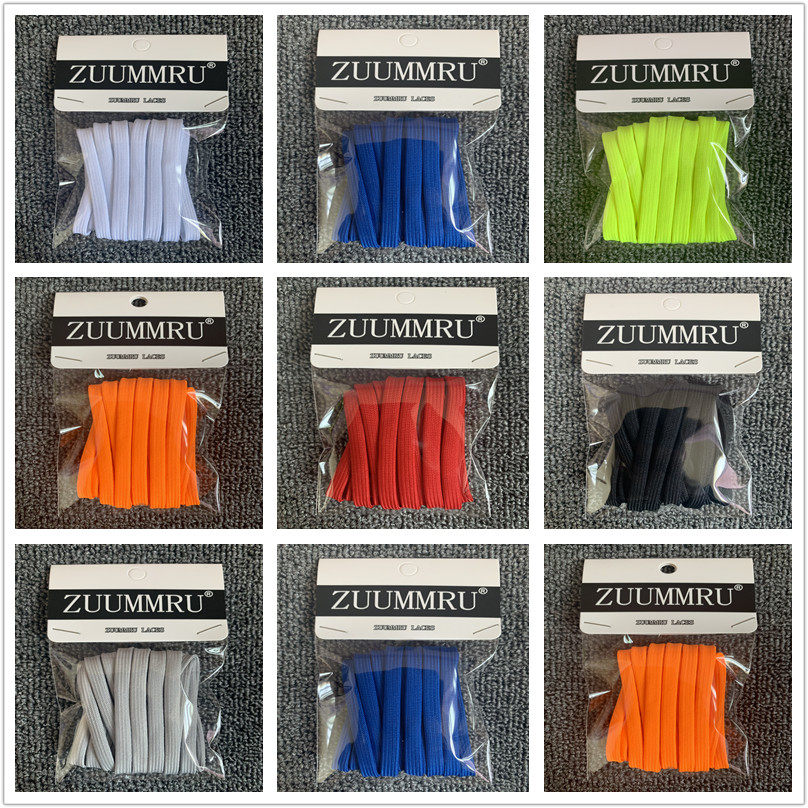 Nike applies 6mm flat shoestring double LunareEpic moon running shoes anti-loose shoestring zu original dress black and white grey