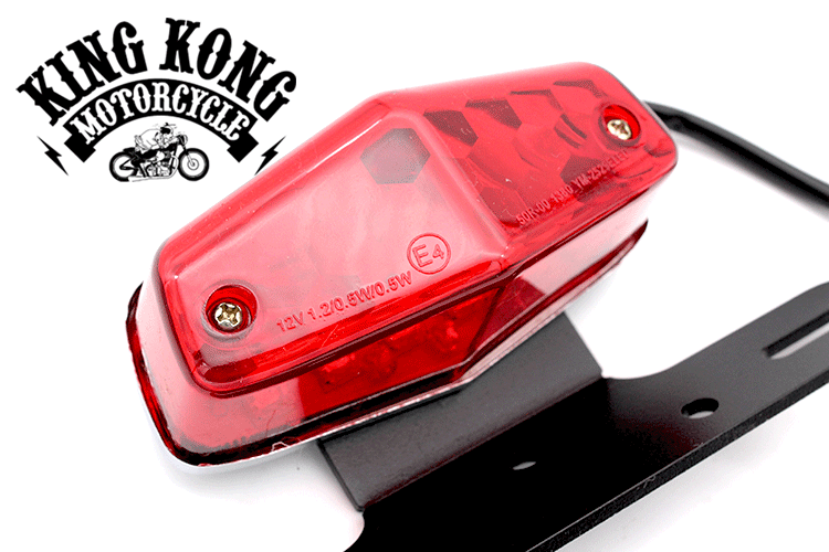 Xe máy retro LUCAS Đèn hậu LED đêm đèn phanh sáng bobberoldchoolcaferacer đèn trợ sáng l9x
