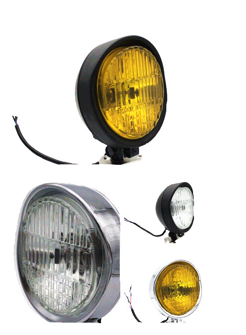 5-inch retro locomotive General retrofit electroplating transparent yellow glass iron shell locomotive retro living room lamp