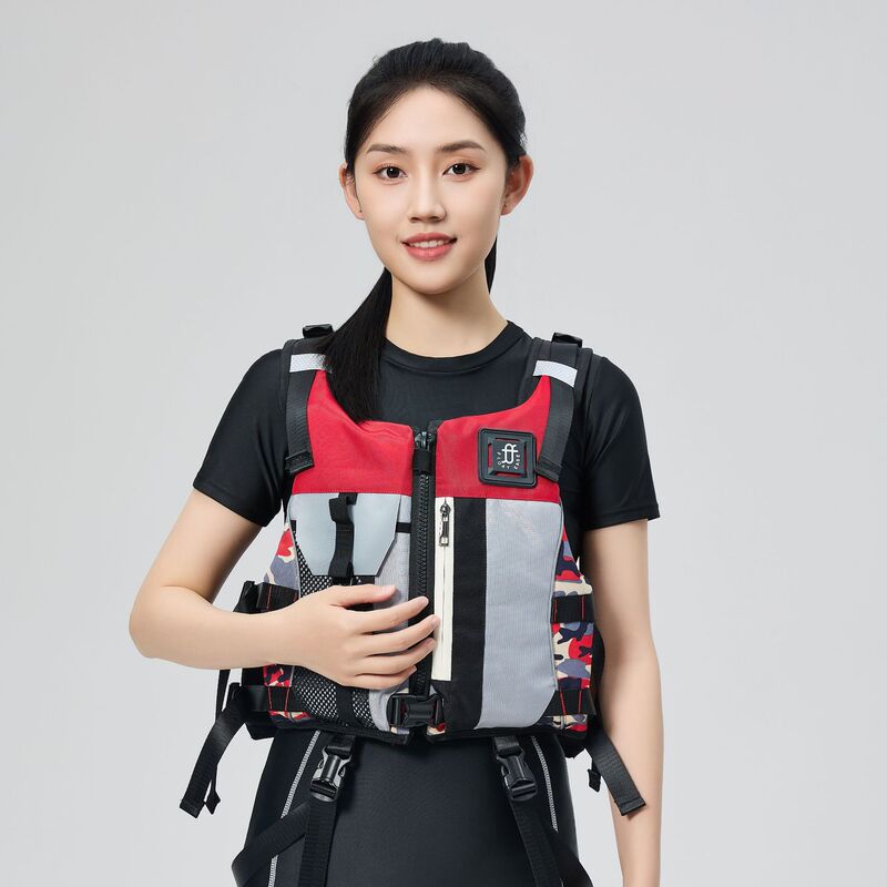 Adult Life Jacket Buoyancy Vest Surfing Kayak Paddleboard Sailing Motorboat Dragon Boat Snorkeling Vest Men and Women