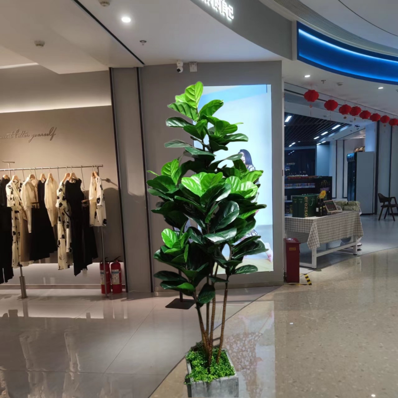 Simulated Green Plant Potted Ficus Lyrata for Home Living Room Hotel Decoration Fake Tree Engineering Landscaping Large Simulated Tree Free Shipping Simulated Green Plant Potted Ficus Lyrata for Home Living Room Hotel Decoration Fake Tree Engineering Landscaping Large Simulated Tree Free Shipping