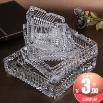 Pomelo rice A large glass ashtray creative personality trend multi-functional living room ashtray crystal household