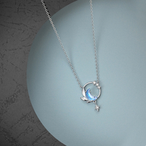 Flower Bud Original Necklace Women 2021 New Light Luxury Ladies Design Senior Womens Clockchain Gift Box