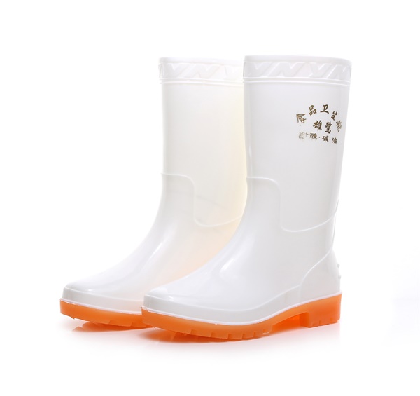 Nam Heron cao-thùng thực phẩm vệ sinh khởi động trắng mưa khởi động mưa khởi động Non-slip chịu mài mòn giày nước giày nước khởi động axit và kiềm dầu giày đi mưa