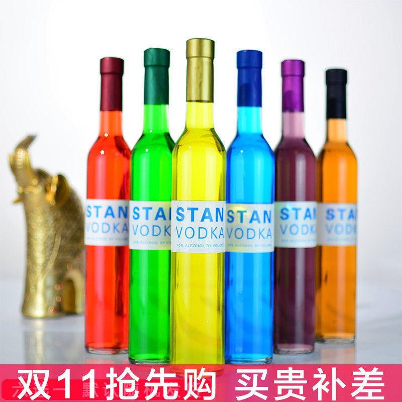 Color vodka bottle decoration wine cabinet decoration home living room TV cabinet creative porch modern decoration