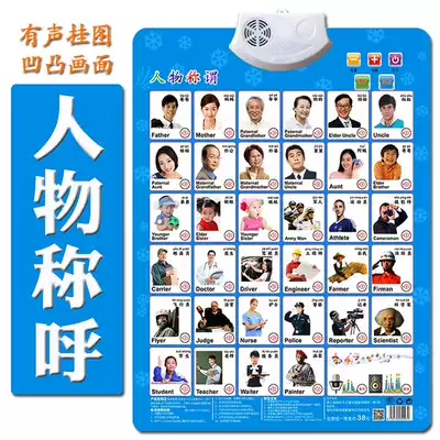Children's language training toys sound children's wall hanging sound wallcharts Children's toys baby learn to talk