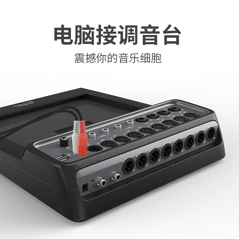 Akihabara 3.5mm to Dual 6.5mm Audio Splitter Cable, 3.5mm Small Three-Core to Dual Large Two-Core Adapter Cable for Connecting Laptops, Mobile Phones, Mixers, Speakers, and Amplifiers