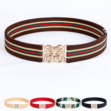 Пояс 30mm中大童有弹力腰带女孩小初高中学生青少年军训表演松紧带裤带