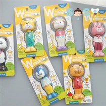 SOSO Global] Singapore Pearlie White Bai Lijie Childrens soft hair toothbrush telescopic brush head 3 years old