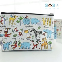 SOSO global] UK Tyrrell Katz washing bag original cartoon waterproof portable containing makeup bag