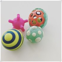 SOSO global] American B Toys baby baby touch ball bounce color changing hand clutch ball toy 6