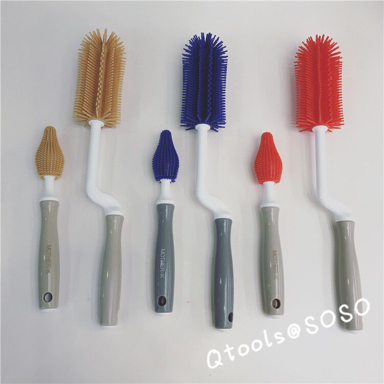 SOSO Global] Korea MOTHER K BABY BABY SAFE SILICONE BOTTLE NIPPLE BRUSH CLEANING KIT