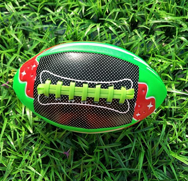 Bán chạy nhất bóng bầu dục số 3 Mỹ pu rugby da mềm cao cấp mẫu giáo trẻ em và thanh thiếu niên giảng dạy đào tạo tay? - bóng bầu dục Quả bóng bầu dục