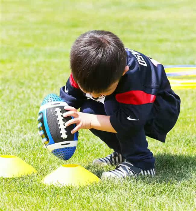 Bán nóng số 3 bóng đá Mỹ da mềm pu bóng đá cảm thấy bóng đá tốt phù hợp cho trẻ em từ 3-12 tuổi - bóng bầu dục Rugby và bóng bầu dục