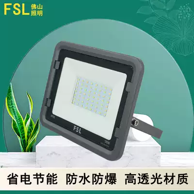Foshan lighting LED flood light, outdoor light, waterproof and explosion-proof advertising light, outdoor prospecting light, courtyard factory room