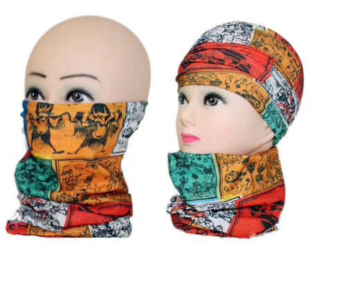 Дорожный спортивный волшебный высокий вариационный платок, повязка на голову, защита от солнца