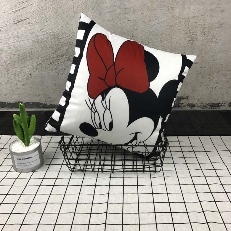 Phim hoạt hình dễ thương Mickey Minnie Chuột ôm gối xe sofa đệm gối tựa đầu gối quà tặng trẻ em ngày gối ghế