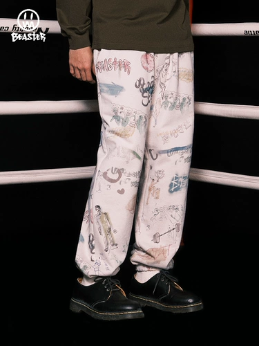 [Чен Хейи Объединенное имя] Бестер Бестер Литтл Долина Букет сладкие брюки мужчина тяжелые американские брюки на главных улицах