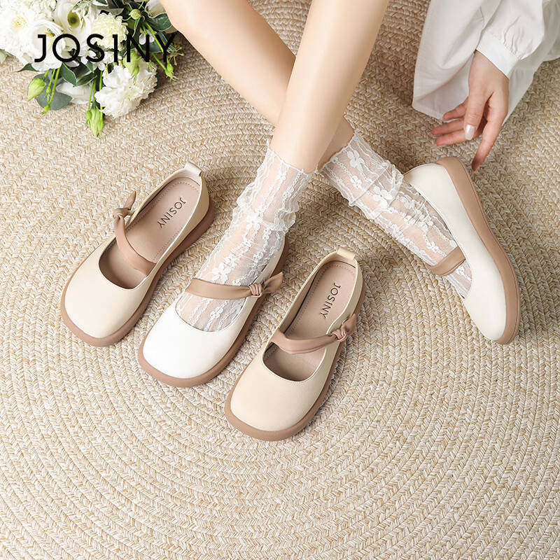 卓诗尼女鞋新款破价春夏气质百搭鞋子时尚韩版流行浅口单鞋高级感