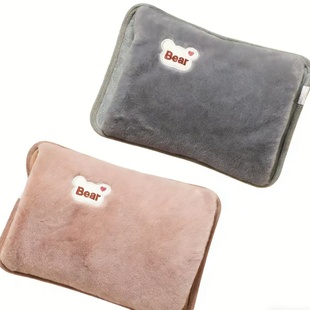 兔毛绒！电热款家用暖手袋