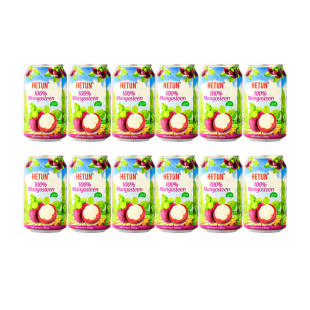 HETUN山竹汁330ml*12罐